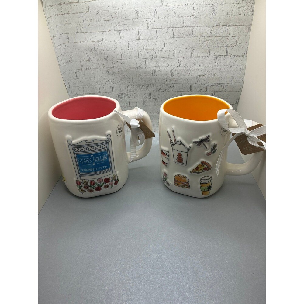 Rae Dunn Gilmore Girls Stars Hollow Mug Set - Set of 2